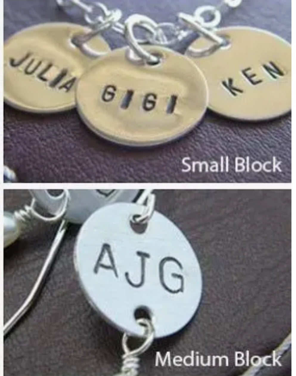 Personalised neck chain